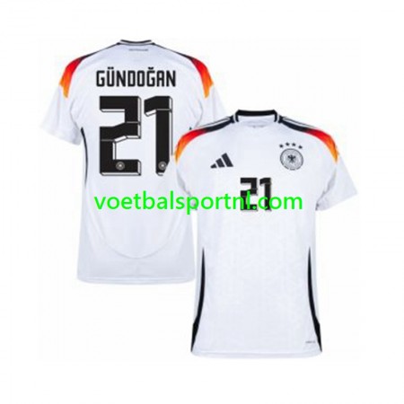 Duitsland Ilkay Gundogan 21 Thuis Shirt EK 2024